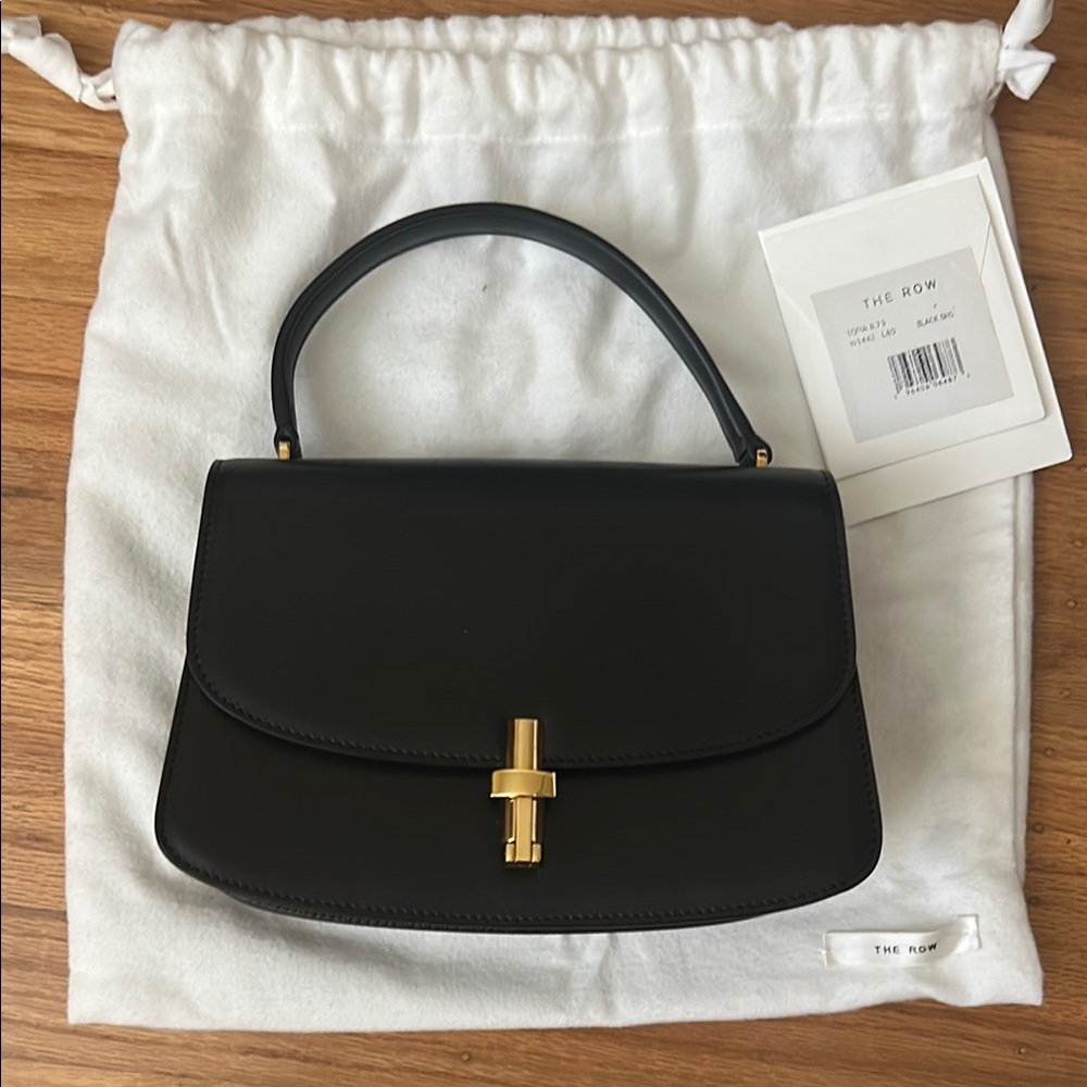 Authentic The Row Sofia bag 8.75 black leather